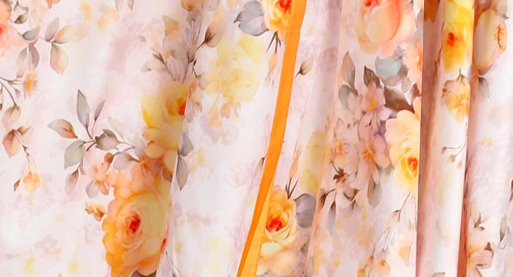 Summer Runway Gorgeous Bohemian Maxi Dress Women Clothing Flying Sleeve Single Breasted Floral Print Long Robe Party Vestidos