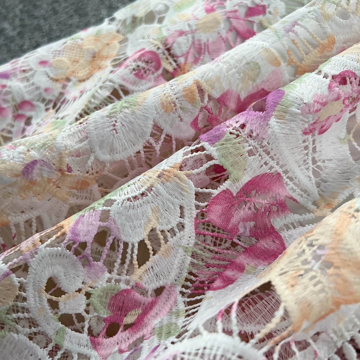 Vintage Hook flower hollow print button  High Waist Dress Chic Summer Beach Vestidos Women Long dress  women clothing